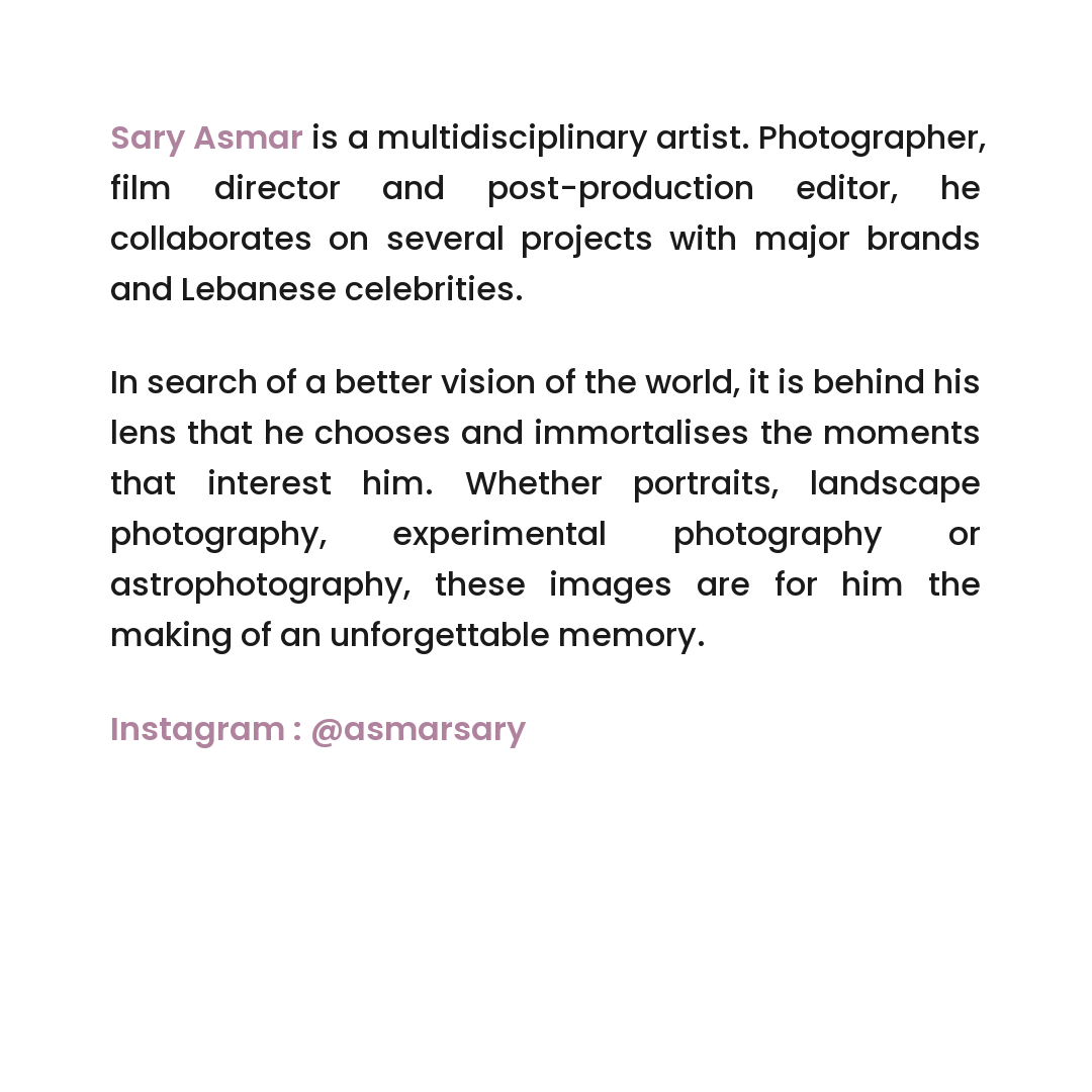 Sary Asmar biography (FR)