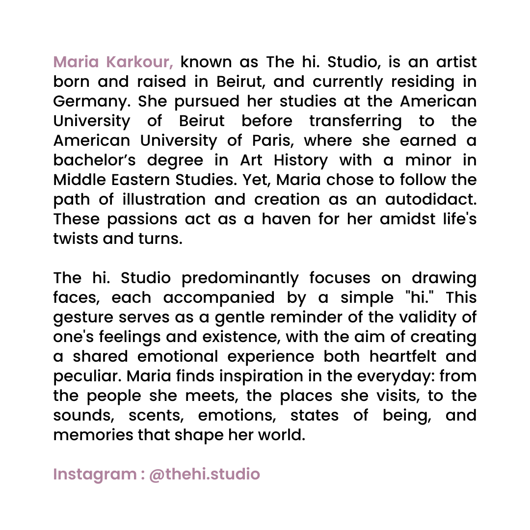 Maria Karkour biography (FR)